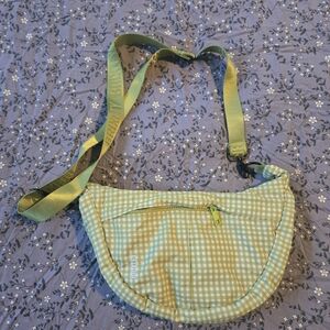 Brixley Green Checkered Bag